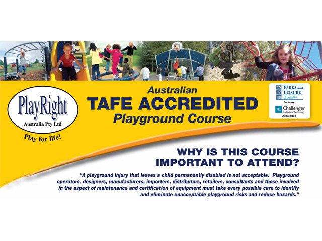 Australian TAFE Accredited Playground Course