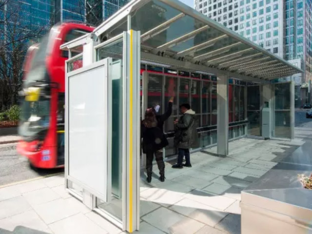 Solar-powered Bus Shelters