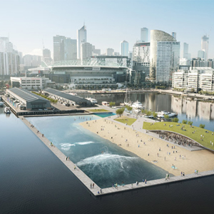 Melbourne's Floating Beach