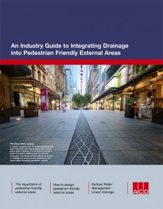Integrating Drainage into Pedestrian Friendly External Areas