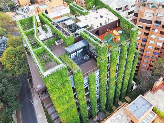 concept for Louis Vuitton  Green building design, Green wall, Green roof